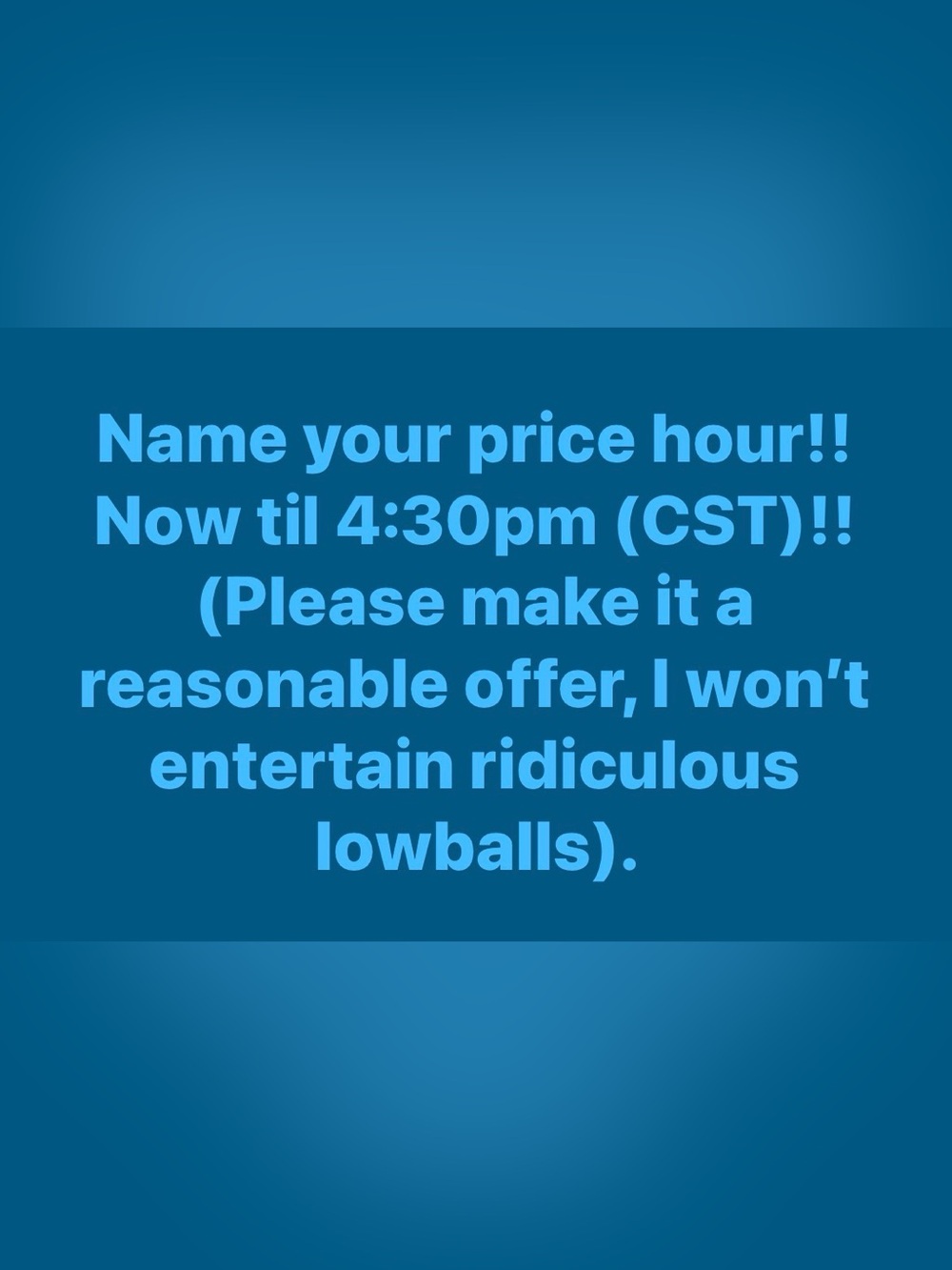Offer hour!!!!